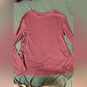 a new day Long Sleeve Crewneck - Wine